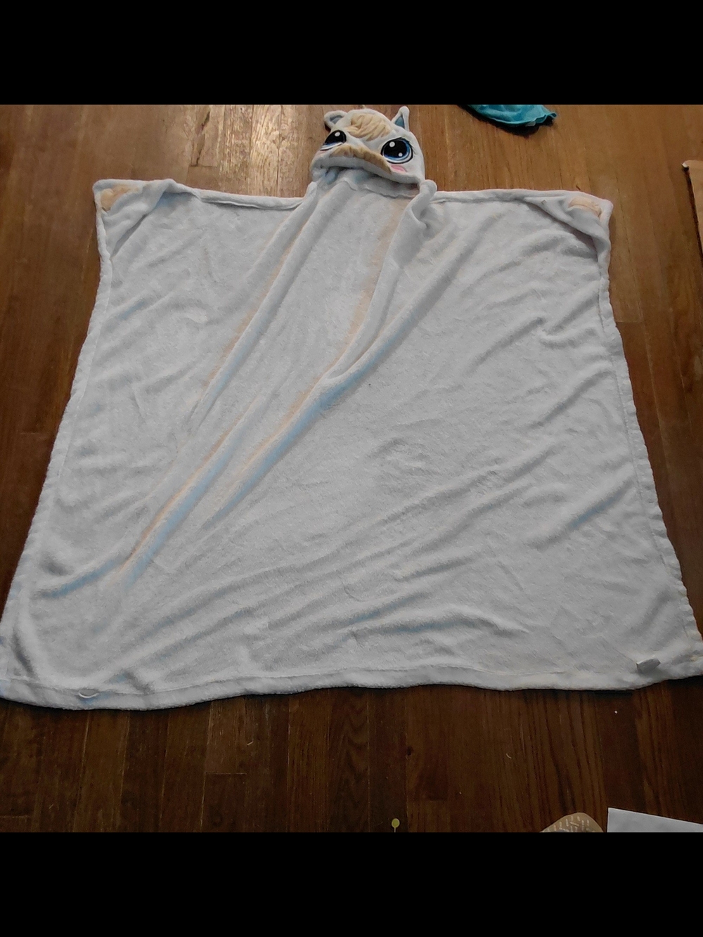 Hooded Unicorn Kids Bath Towel Poncho -